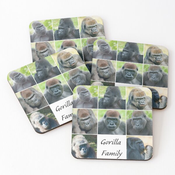 Item preview, Gorilla Family designed and sold by rawshutterbug.