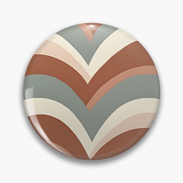 Item preview, Mid Century Modern Retro Geometric Vintage Pattern Terracotta , Mint Green designed and sold by Prints and Lifestyle.