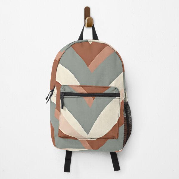 Item preview, Mid Century Modern Retro Geometric Vintage Pattern Terracotta , Mint Green designed and sold by Prints and Lifestyle.