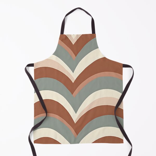 Item preview, Mid Century Modern Retro Geometric Vintage Pattern Terracotta , Mint Green designed and sold by Prints and Lifestyle.
