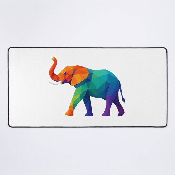 Item preview, Prismatic Walking Elephant with Raised Trunk designed and sold by TheWonkyEaselCo.