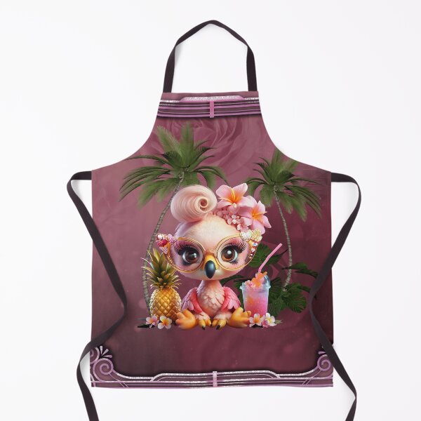Item preview, Pink Paradise, a sweet flamingo in a tropical paradise. designed and sold by nicky2342.