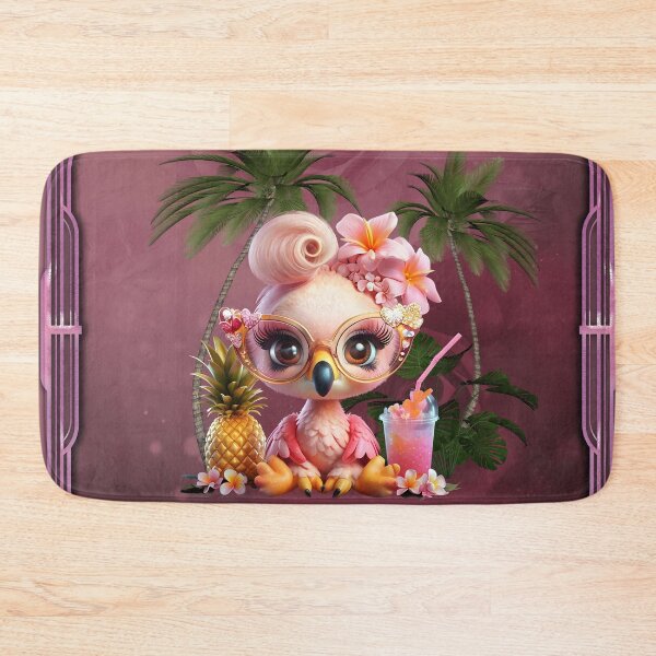 Item preview, Pink Paradise, a sweet flamingo in a tropical paradise. designed and sold by nicky2342.