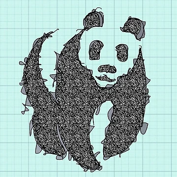 Artwork thumbnail, Graphic Panda by FigTreeDesigns
