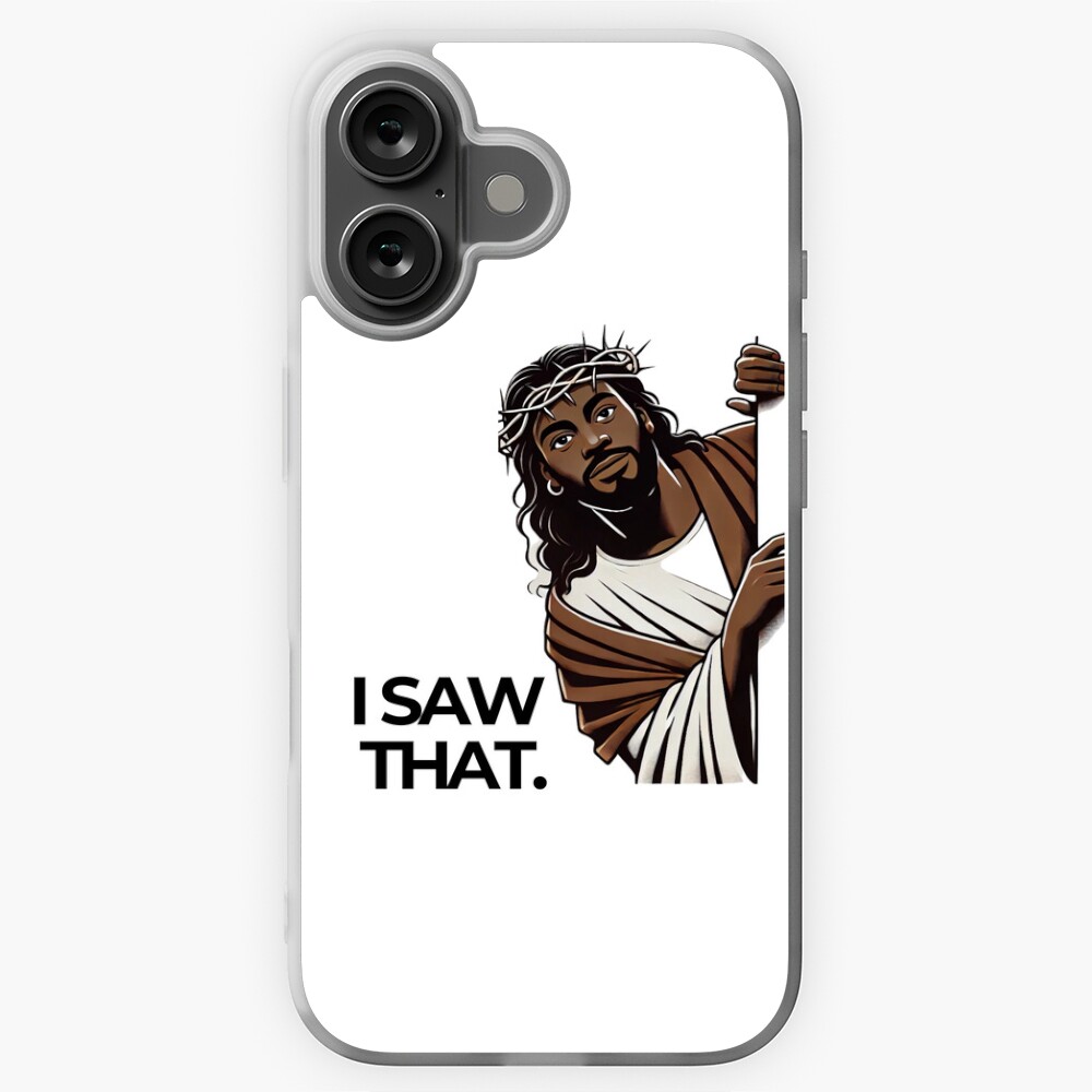 “I Saw That” Black Jesus  Sticker