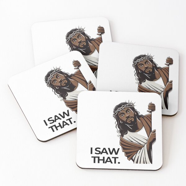 Item preview, “I Saw That” Black Jesus  designed and sold by AshleyJaneCo.