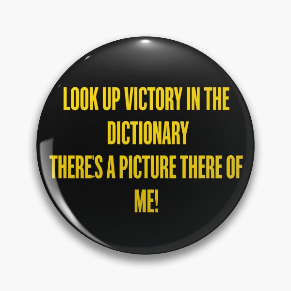 Item preview, Look Up Victory In The Dictionary designed and sold by EmilyCostume.