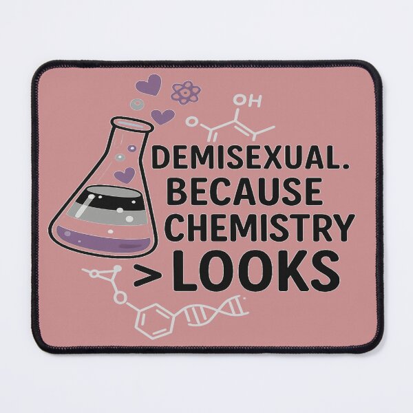 Item preview, Demisexual Pride – Chemistry Over Looks LGBTQIA Flag Design designed and sold by Rajasekar.