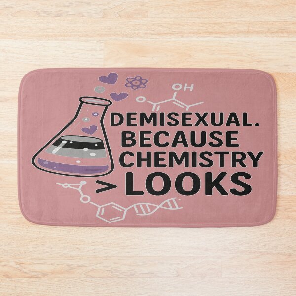 Item preview, Demisexual Pride – Chemistry Over Looks LGBTQIA Flag Design designed and sold by Rajasekar.