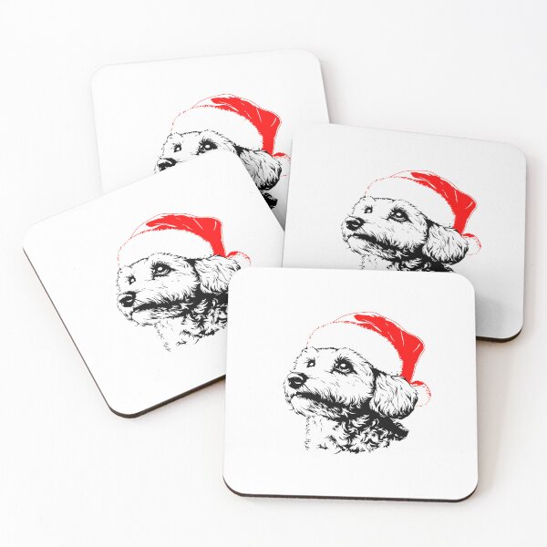 Item preview, Christmas Miniature Poodle designed and sold by JollyCritters.
