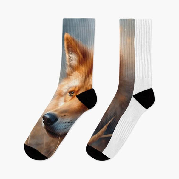 Item preview, Longing Wolf Of Warmer Times designed and sold by tobyheward.
