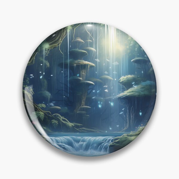 Aperçu de l'œuvre Waterfall Dreamscape créée et vendue par DrawnThreads.