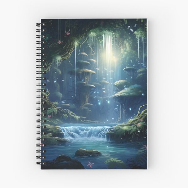 Item preview, Waterfall Dreamscape designed and sold by DrawnThreads.