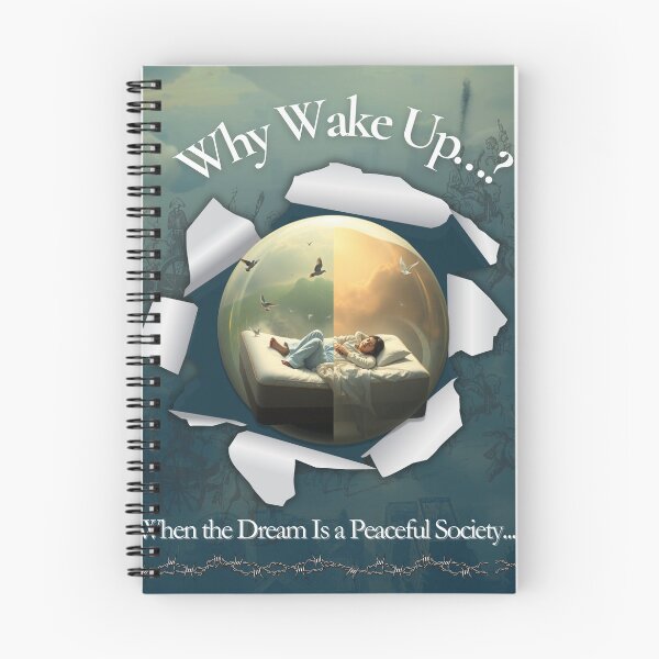 Item preview, Why Wake Up When the Dream Is a Peaceful Society? designed and sold by fusionwears.