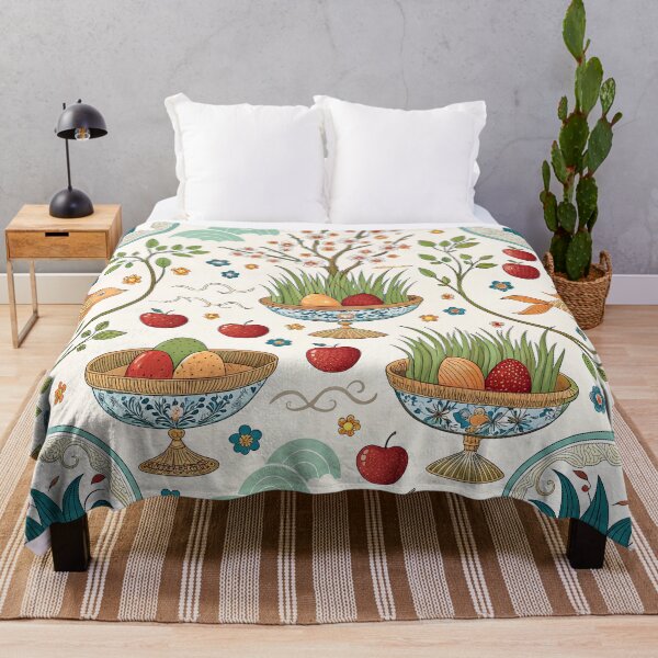 Item preview, Elegant Nowruz Haft Seen Pattern designed and sold by tretyakov.
