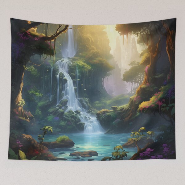 Item preview, Nature's Magic Falls designed and sold by DrawnThreads.