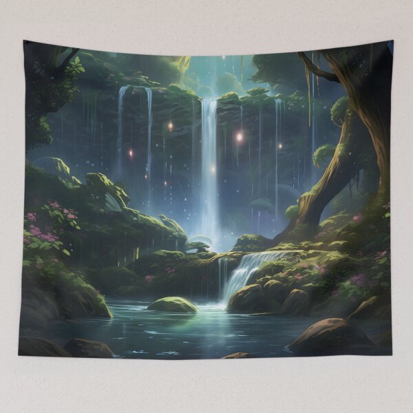 Item preview, Waterfall's Ethereal Charm designed and sold by DrawnThreads.