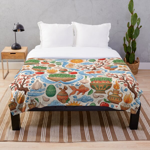 Item preview, Vibrant Nowruz Persian New Year Pattern designed and sold by tretyakov.