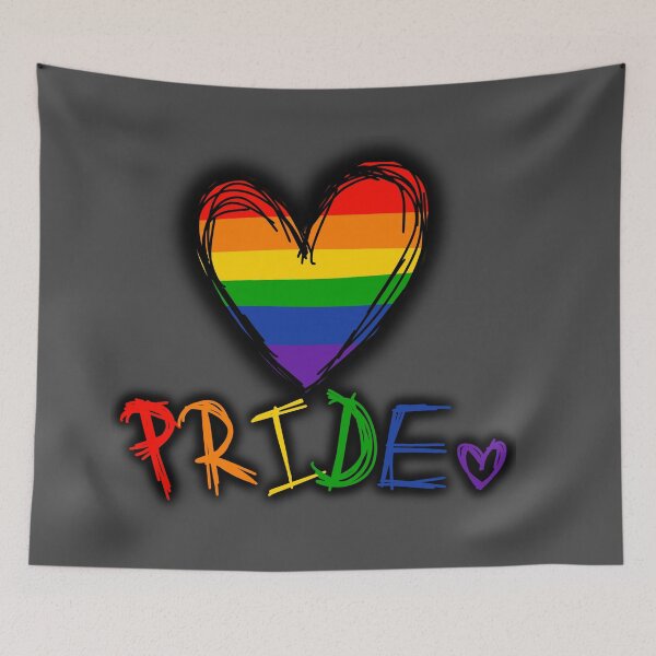 Item preview, Grunge Pride Heart designed and sold by SarahsDigiArt.