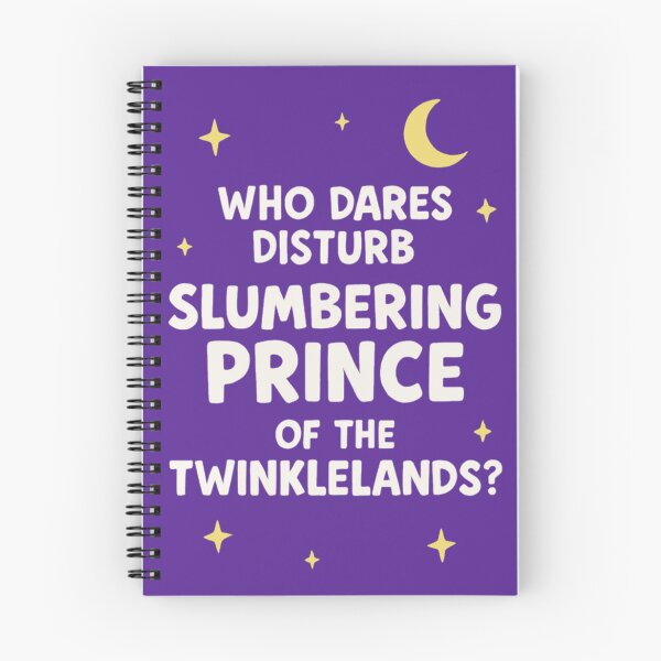 Item preview, Funny Cartoon Sleep Quote – Slumbering Prince Typography Art designed and sold by B-M-Store.