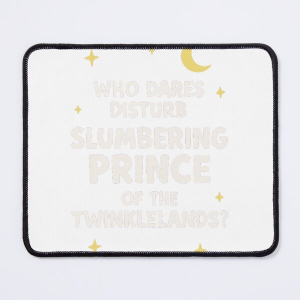 Item preview, Funny Cartoon Sleep Quote – Slumbering Prince Typography Art designed and sold by B-M-Store.