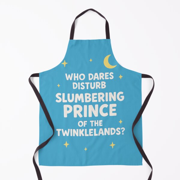 Item preview, Funny Cartoon Sleep Quote – Slumbering Prince Typography Art designed and sold by B-M-Store.