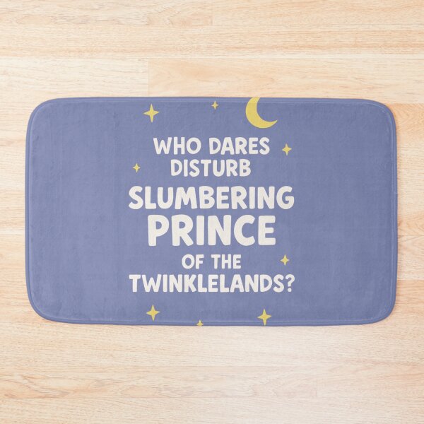 Item preview, Funny Cartoon Sleep Quote – Slumbering Prince Typography Art designed and sold by B-M-Store.