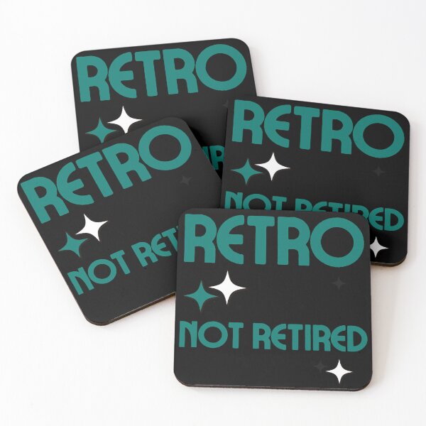 Item preview, Retro Not Retired – Funny Vintage Style Age Positive designed and sold by TeesAndSass.