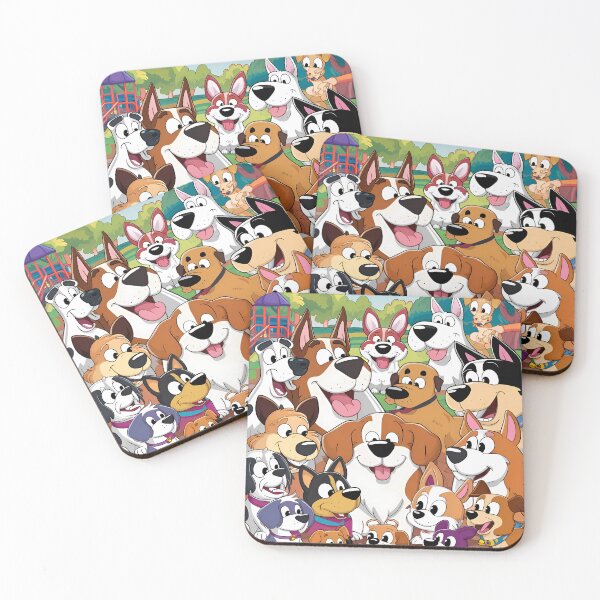 Item preview, Adorable Puppy Meet-Up in the Playground | Playful Dog Gathering Scene | Wholesome Canine Social Moment | Joyful Puppy Park Day | Cute Pet Friendship Illustration designed and sold by PaintedPixels01.