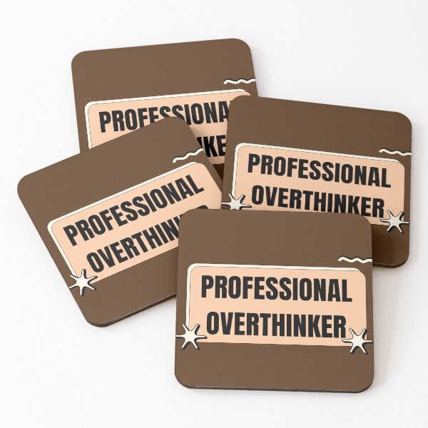 Item preview, Professional Overthinker – Funny Mental Health  designed and sold by TeesAndSass.