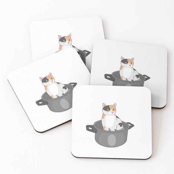 Item preview, Cat in a Pan designed and sold by goal-getter.