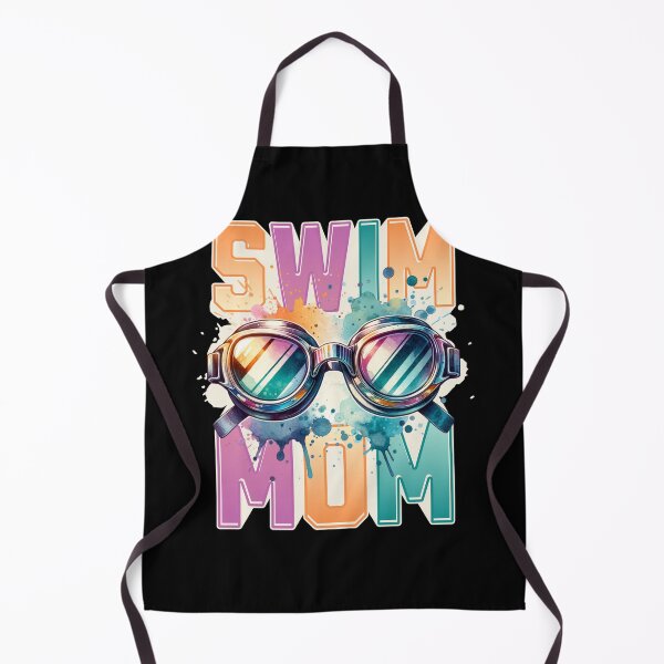 Item preview, Swim Mom Goggles Watercolor Splash  designed and sold by flidesign .