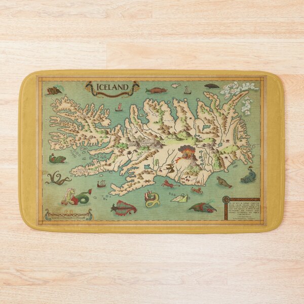 Item preview, Age of Vikings: Map of Iceland by Colby Richards designed and sold by Chaosium.