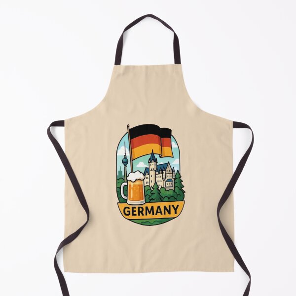 Item preview, Germany – Scenic Country with Flag and Landmark designed and sold by Myra365Art.