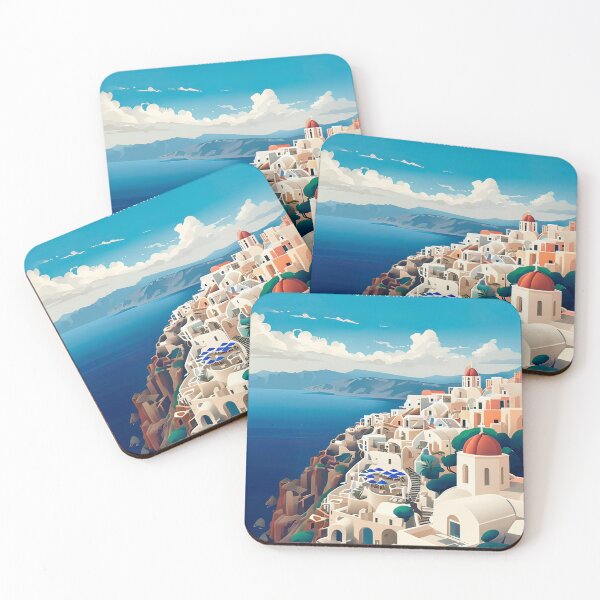 Item preview, Santorini, Greece poster designed and sold by paulrommer.