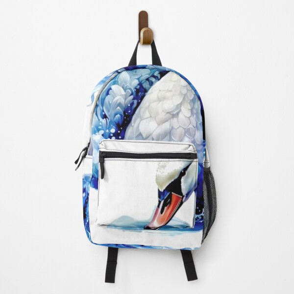 Item preview, beautiful majestic blue swam design designed and sold by NivyasArtistry.