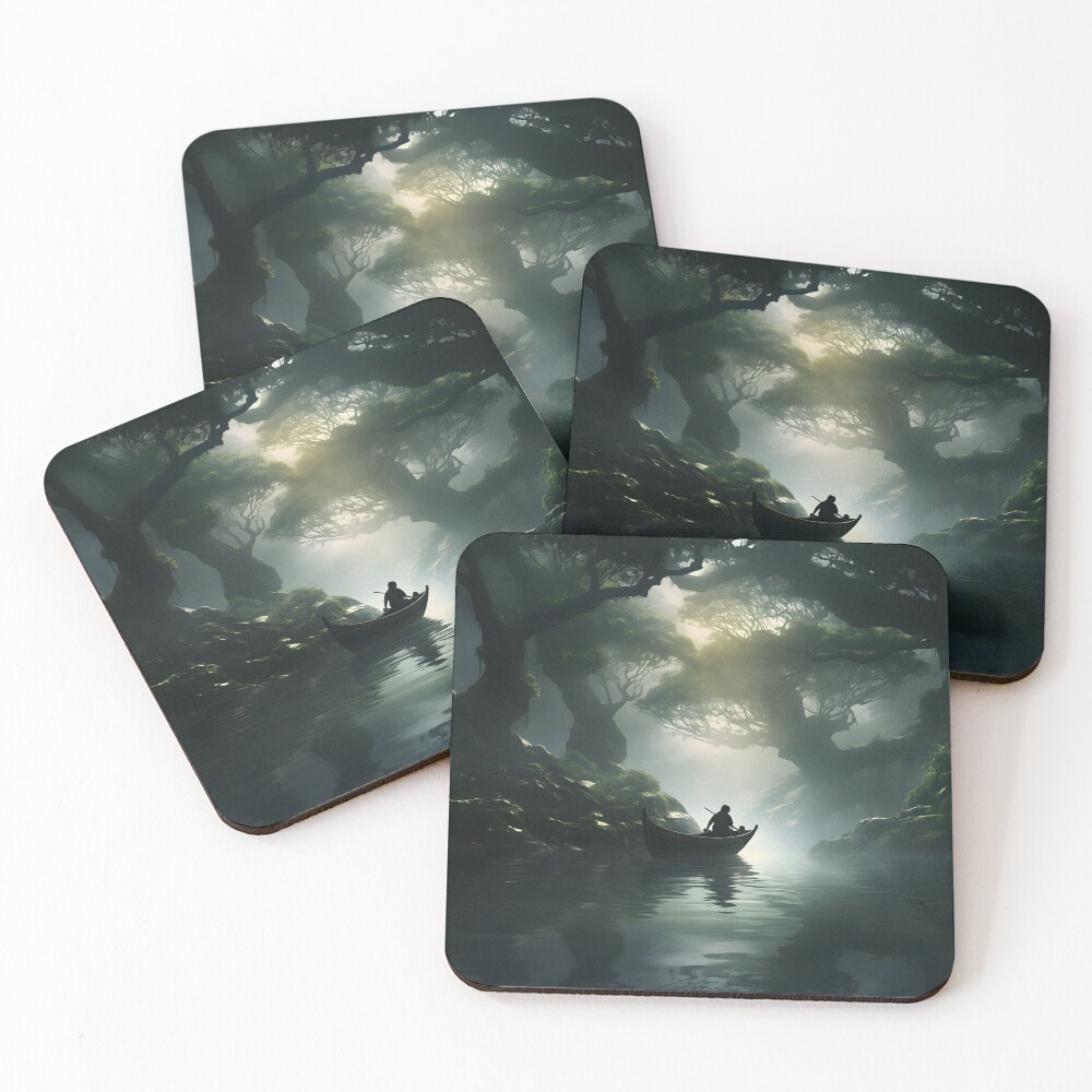 Item preview, Coasters (Set of 4) designed and sold by DrawnThreads.