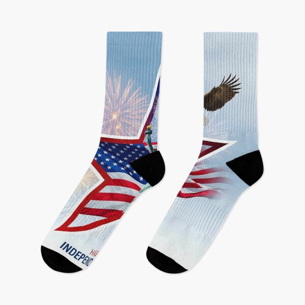 Item preview, American Spirit Art: Fourth of July United Icons designed and sold by Robo-toons.