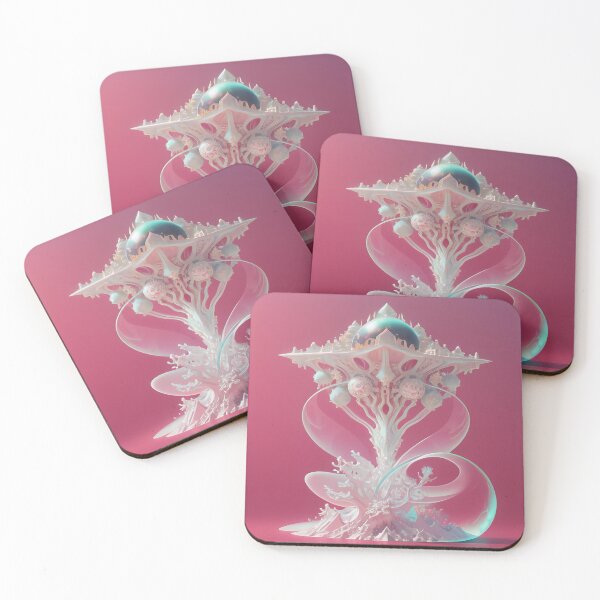Item preview, Neonivean City in Glass designed and sold by Lisas Watercolor Dreams.