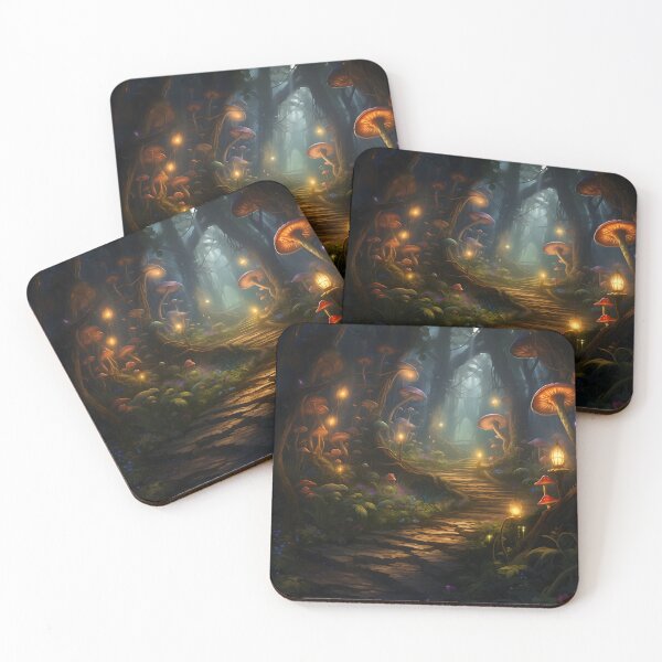 Aperçu de l'œuvre Mystical Forest Journey créée et vendue par DrawnThreads.