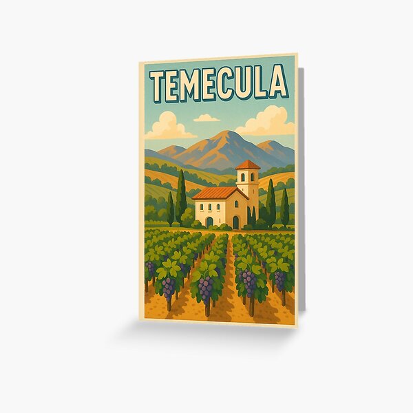 Item preview, Temecula Vineyard Landscape with Spanish Mission Tower designed and sold by Aryabek.