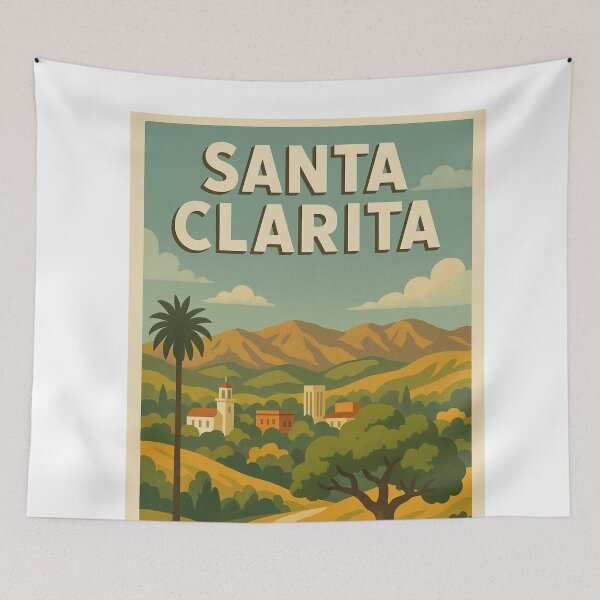 Item preview, Santa Clarita Rolling Hills with Spanish-Style Architecture designed and sold by Aryabek.