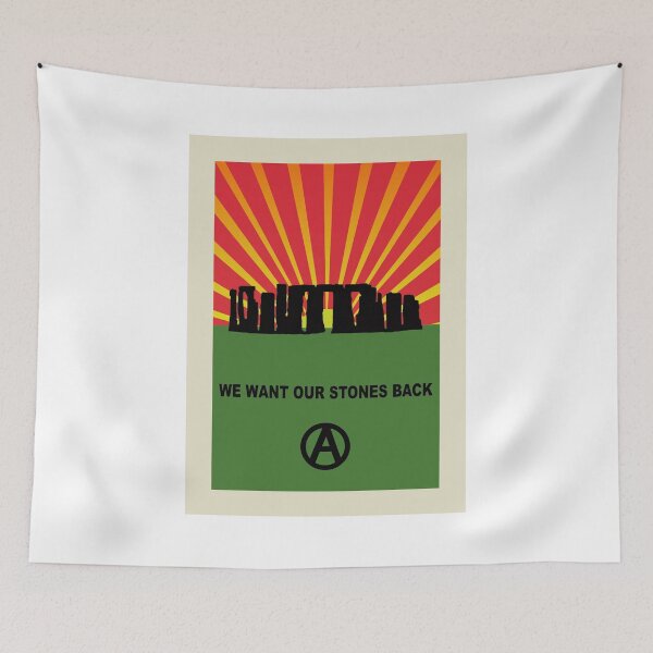 Item preview, Stonehenge - we want our stones back designed and sold by Radical Poster Collective.