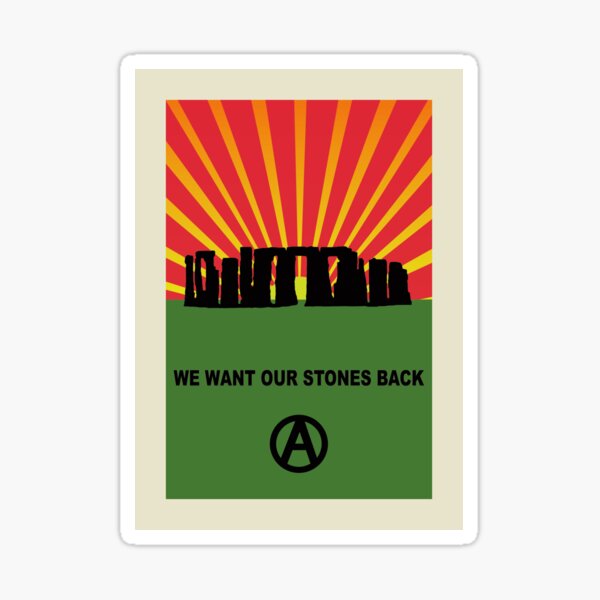 Artikel-Vorschau von Stonehenge – wir wollen unsere Steine zurück, designt und verkauft von Radical Poster Collective.