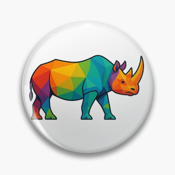 Item preview, Prismatic Rhino Robust Profile designed and sold by TheWonkyEaselCo.