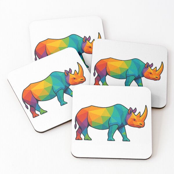 Item preview, Prismatic Rhino Robust Profile designed and sold by TheWonkyEaselCo.