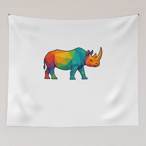 Item preview, Prismatic Rhino Robust Profile designed and sold by TheWonkyEaselCo.