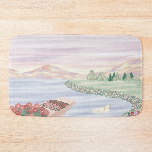 Item preview, Dreamy Lakeside Blossom Landscape designed and sold by nuteling.