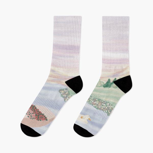 Item preview, Dreamy Lakeside Blossom Landscape designed and sold by nuteling.