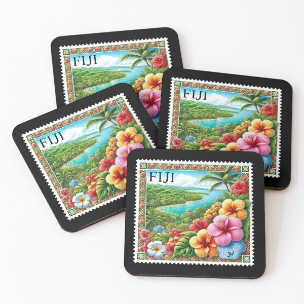 Item preview, Fiji Stamp Classic designed and sold by Myra365Art.